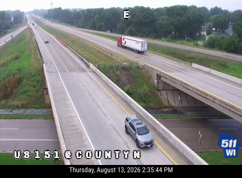 US 151  - US 151 at County N