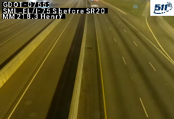 GDOT-0755: SML_EL/I-75 S before SR20 MM 218.2 (Henry)