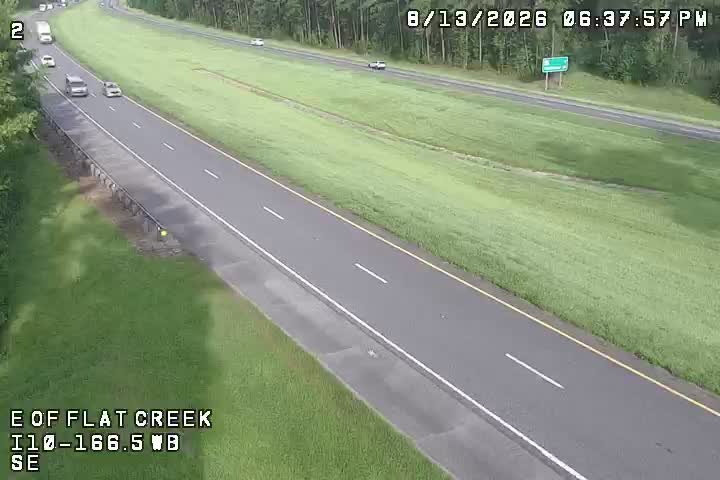 I10-MM 166.5WB-E of Flat Creek