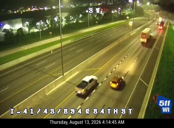 I-41/43/894  - I-41/43/894 at 84th St
