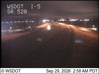 I-5 at MP 199.1: SR 528 Interchange