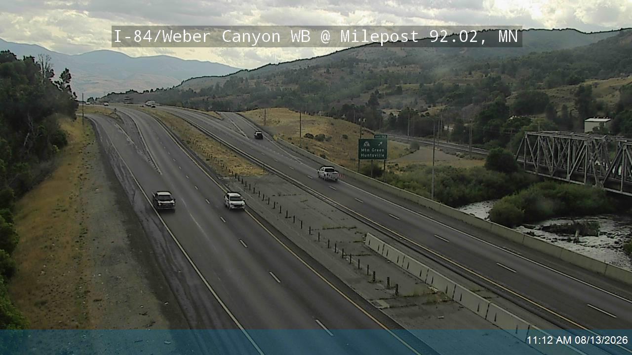I-84 / Weber Canyon WB  @ Milepost 92.02, MN                                                        