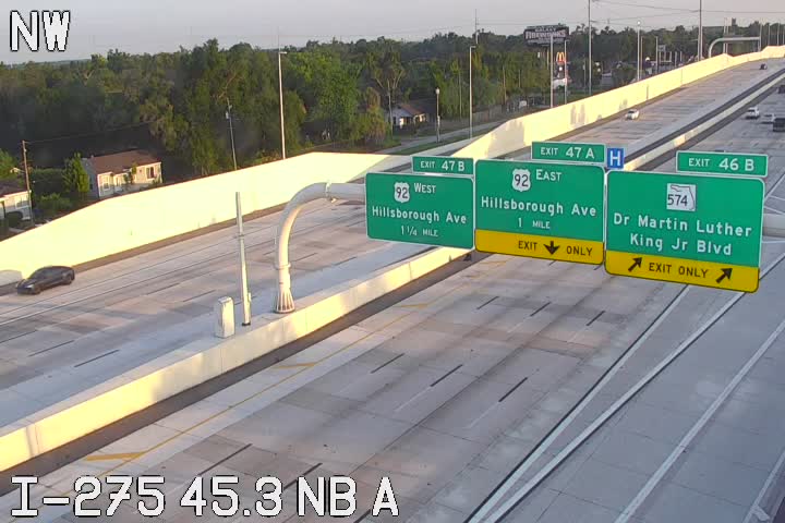 I-275 NB at MLK Jr Blvd ramp