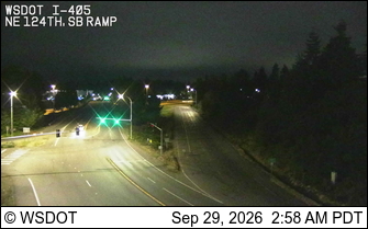 I-405 at MP 20.4: NE 124th St, SB Ramps
