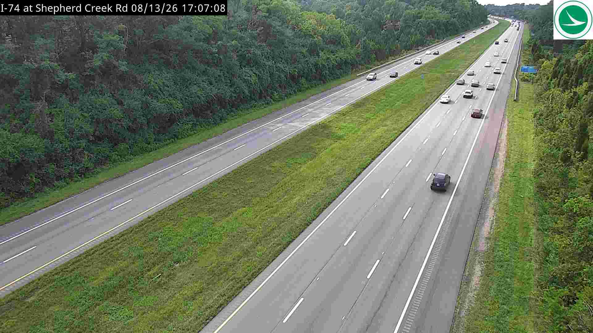 I-74 at Shepherd Creek Rd