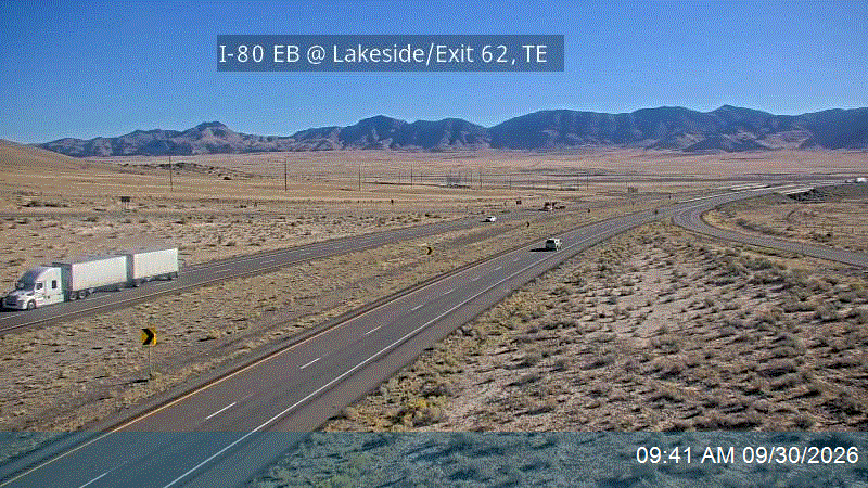 I-80 EB @ Lakeside / Exit 62, TE