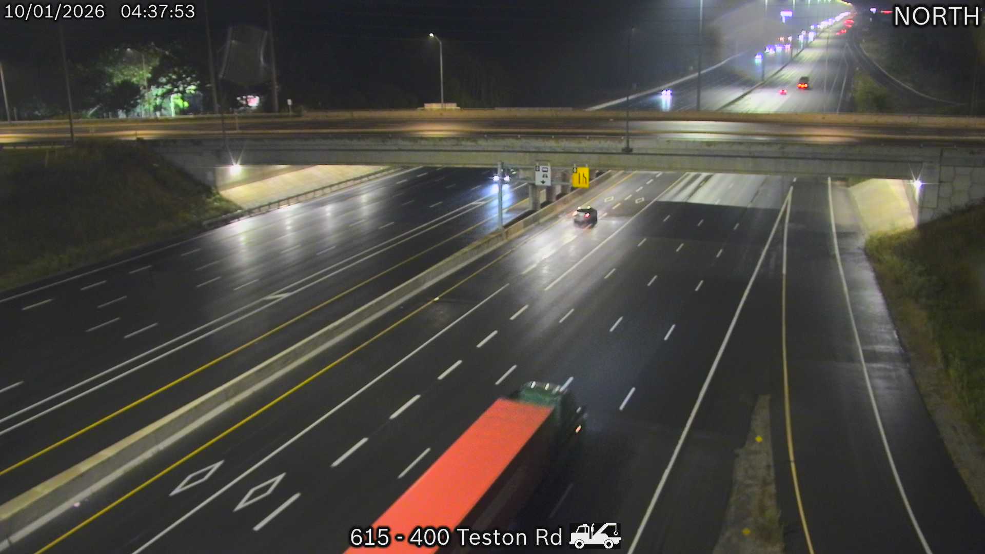 Highway 400 at Teston Road