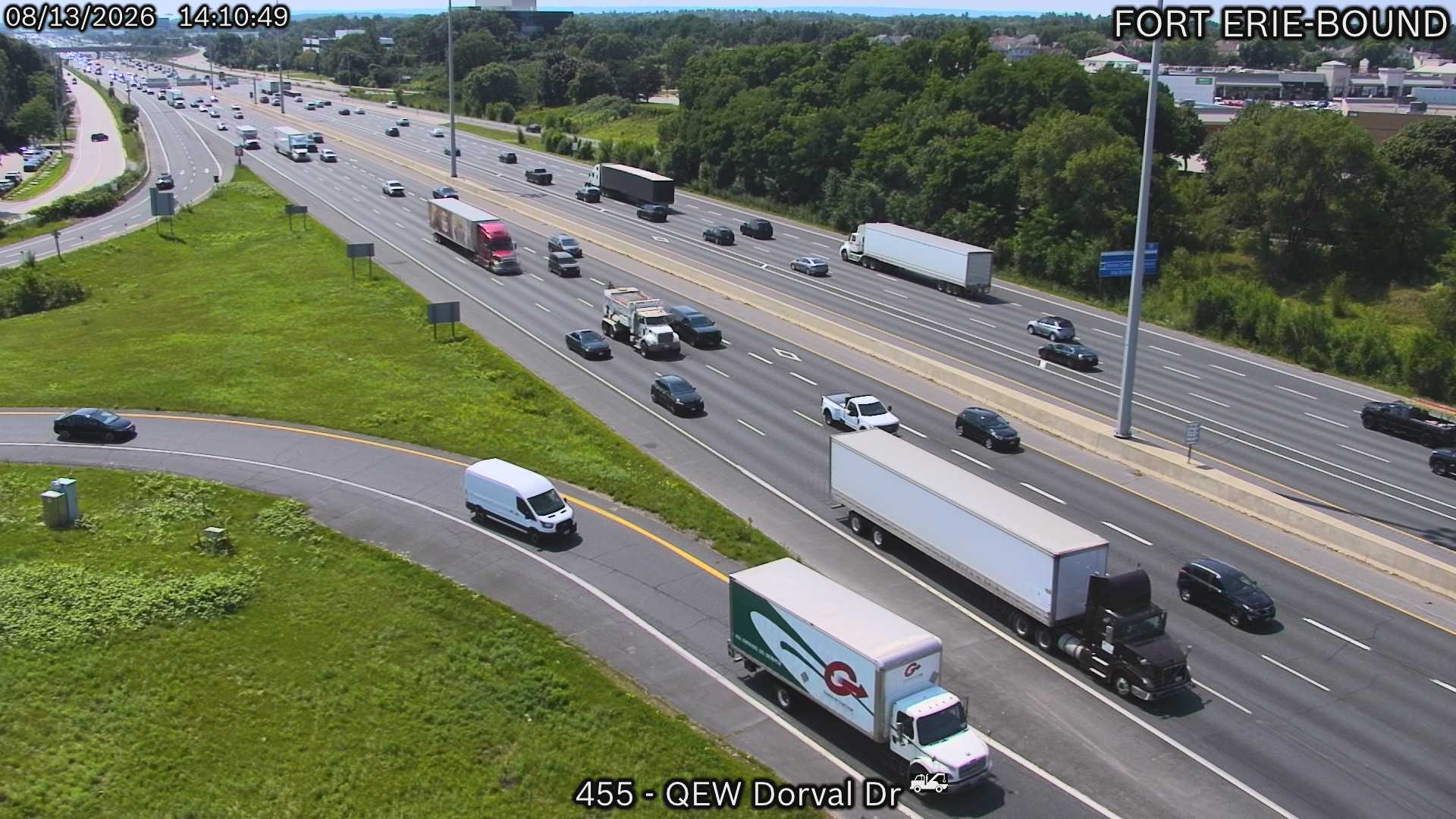 QEW near Dorval Drive