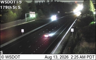 I-5 at MP 9.1: S of 179th St