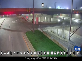 I-41/US 45  - I-41/US 45 at Under Capitol Dr