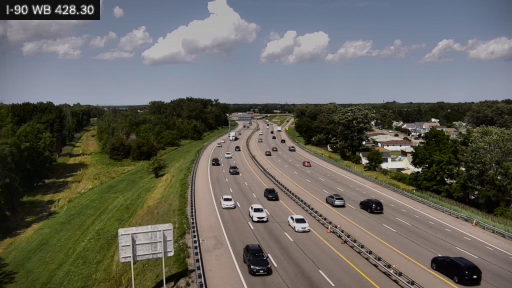 I-90 MP 428.30 WB Between Interchange 54 (Rt 400) and 55 (Lackawanna)