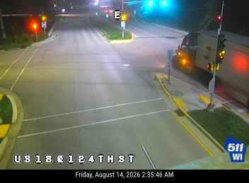 Bluemound Rd  - Bluemound Rd at 124th St