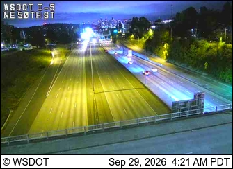 I-5 at MP 169.6: NE 50th St