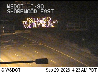 I-90 at MP 7.8: Shorewood