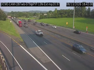 I87 NB at Exit 13N at PIP NB MM 20.97