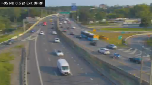 I-95 MP 000.50 NB at Interchange 9 (Hutchinson River Parkway North)