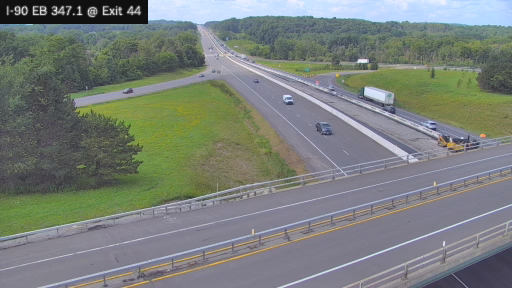 I-90 MP 347.10 EB at Interchange 44 (Canandaigua)