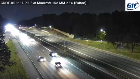 GDOT-0091: I-75 S at MooresMillRd MM 254 (Fulton)