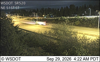 SR 520 at MP 10.7: NE 51st St, EB Ramps