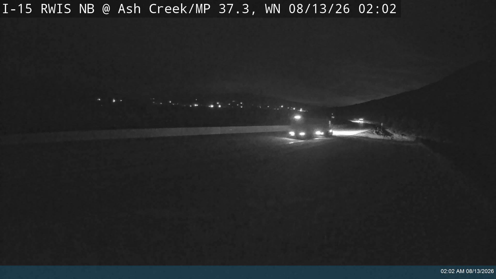 I-15 RWIS NB @ Ash Creek / MP 37.3, WN                                                              