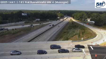 GDOT-1441: I-185 N at BuenaVistaRd MM 4 (Muscogee)