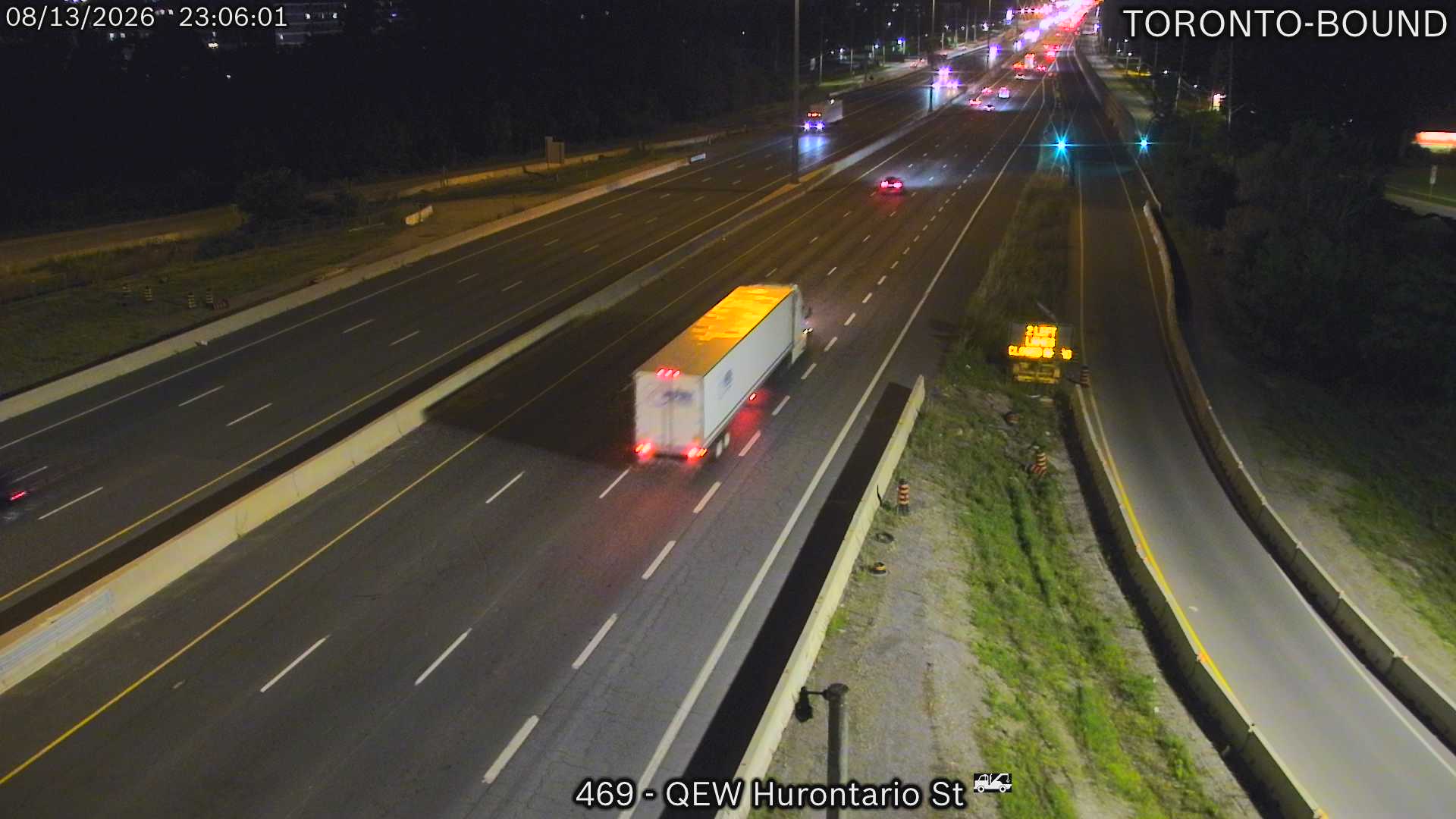 QEW near Hurontario Street