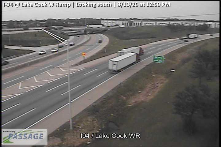 I-94 at Lake Cook W Ramp