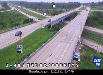 I-43 - I-43 at WIS 32/County V
