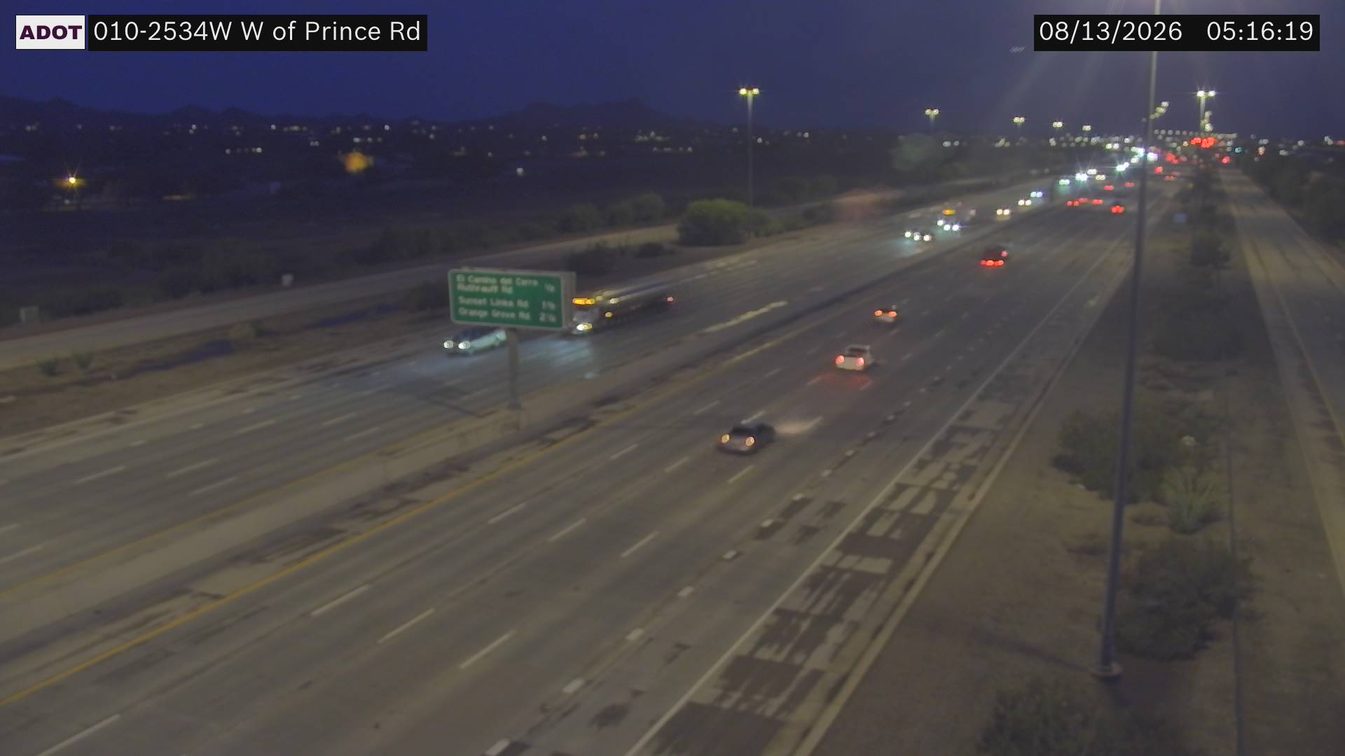 I-10 - I-10 @W of Prince Rd