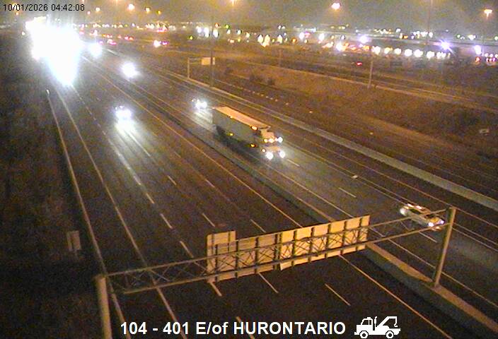 Highway 401 East of Hurontario Street