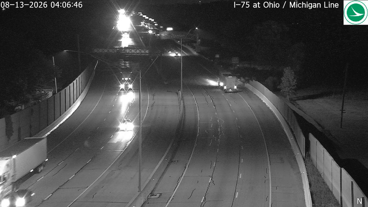 I-75 at Ohio/Michigan Line
