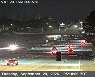 CA-85 - TV912 -- SR-85 : AT CAMDEN AV - North