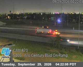 I-405 - I-405 : (870) n/o Century Blvd On-Ramp - South