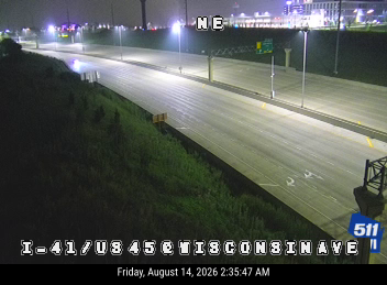 I-41/US 45  - I-41/US 45 at Wisconsin Ave