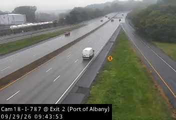 I-787 at Exit 2 (Port of Albany)