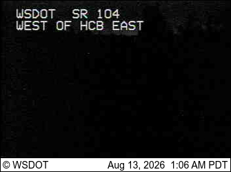 SR 104 at MP 12.1: W of Hood Canal Bridge VMS East