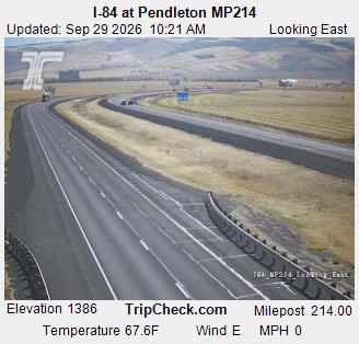 I-84 at Pendleton MP214