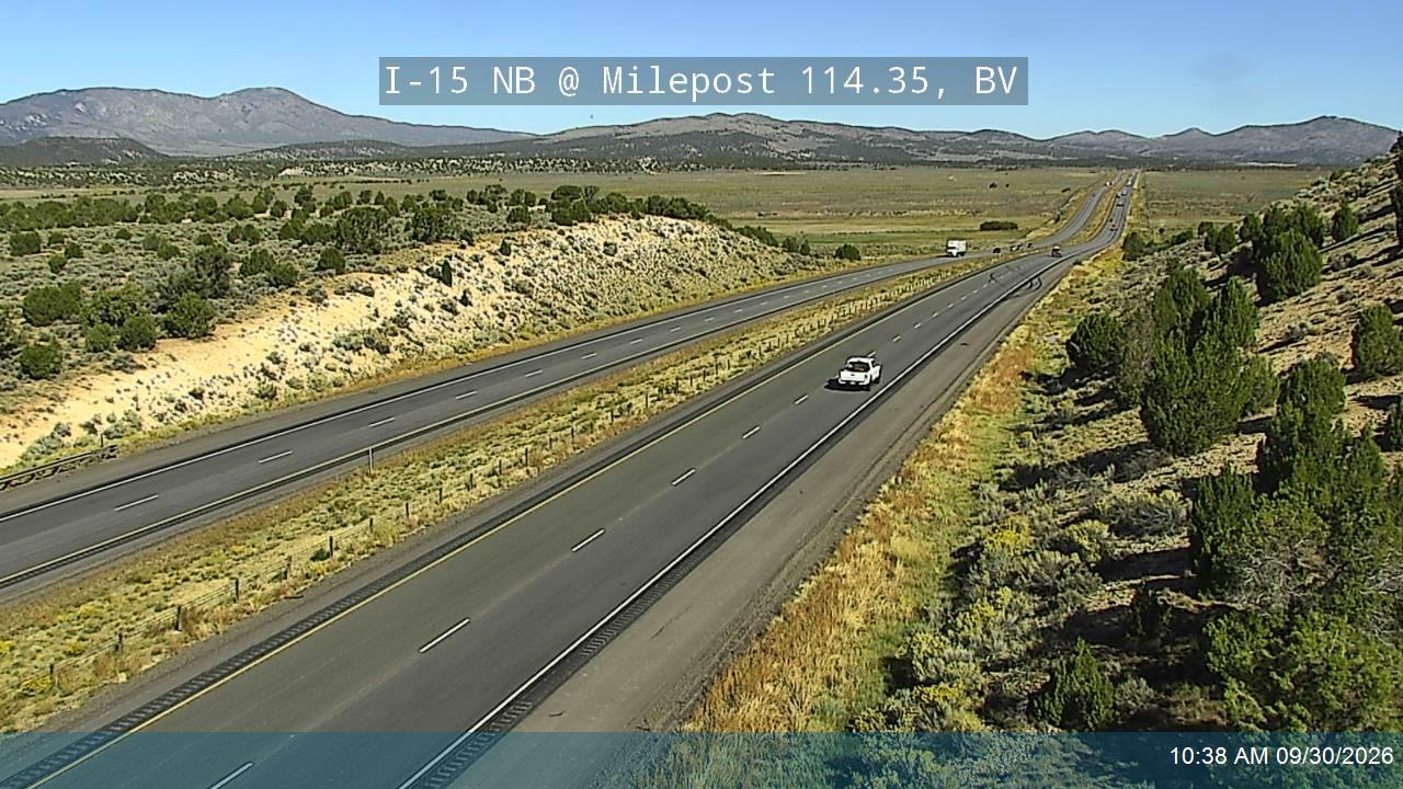 I-15 NB @ Milepost 114.35, BV