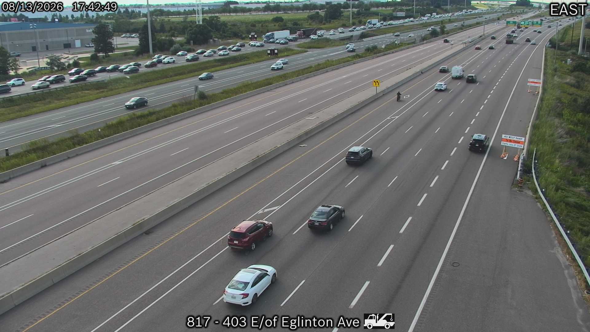 Highway 403 East of Eglinton Avenue