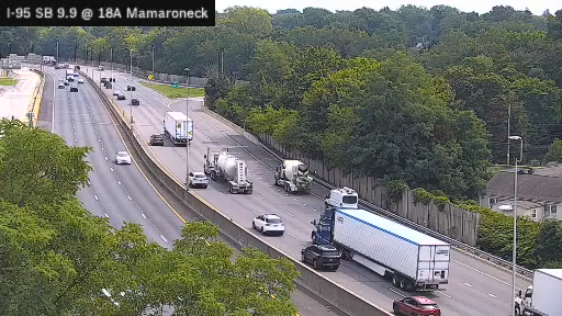 I-95 MP 009.90 SB at Interchange 18A (Mamaroneck Ave)