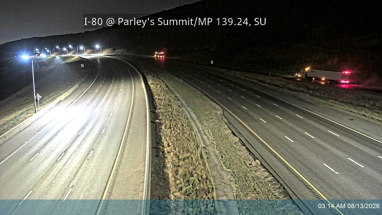 I-80 EB @ Parley's Summit / MP 139.24, SU                                                           