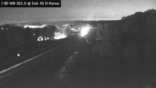 I-90 MP 351.00 WB at Interchange 45 (Victor)