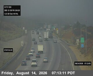 I-15 : (593) at Oak Hill Rd
