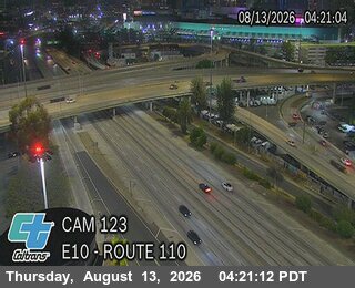 I-10 : (123) Route 110 CHP Tower