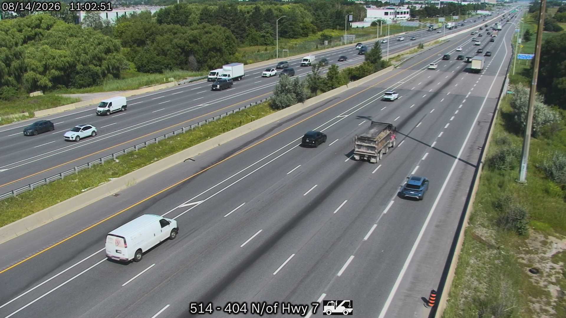 Highway 404 North of Highway 7