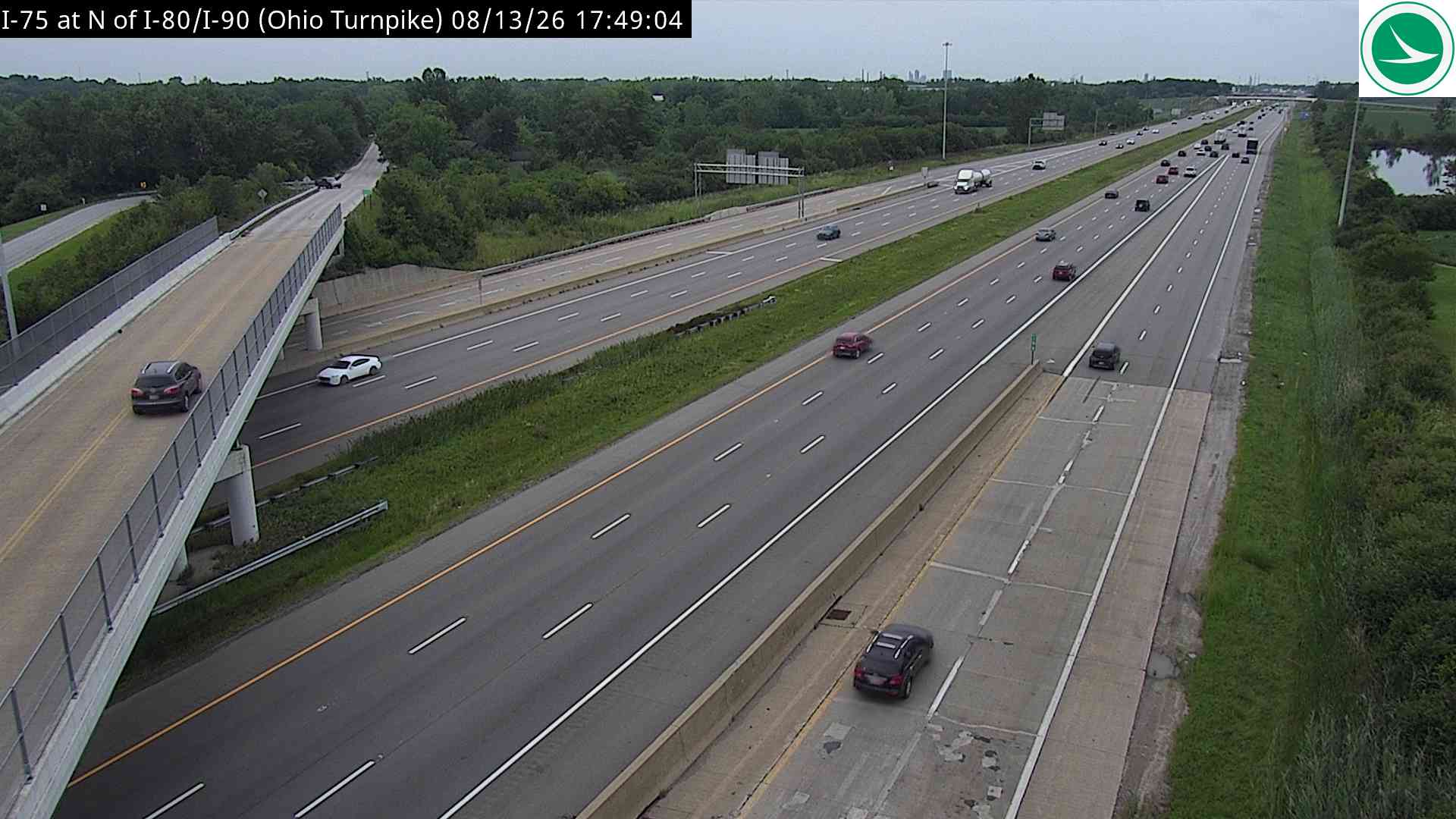 I-75 at N of I-80/90 (Ohio Turnpike)