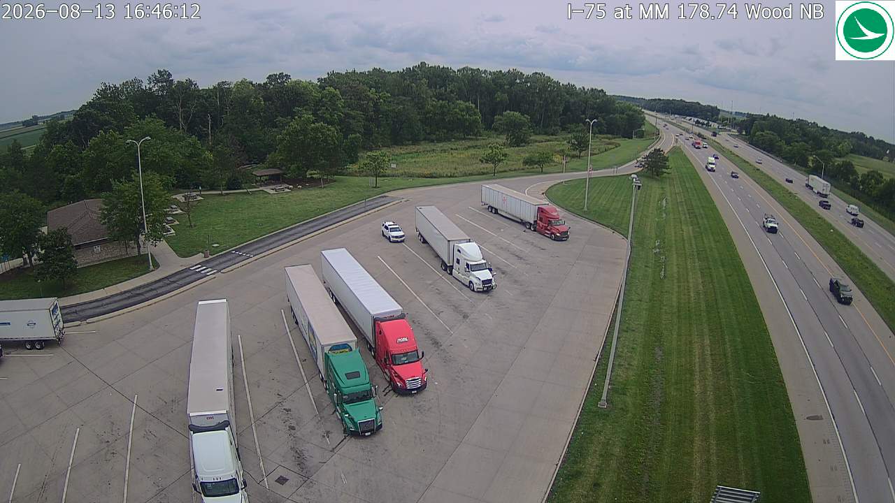 I-75 NB Wood county rest area