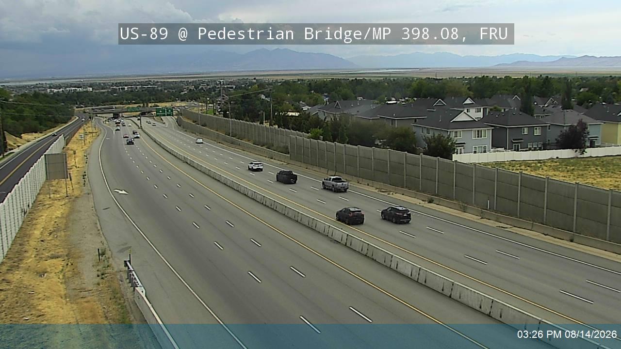 US-89 @ Pedestrian Bridge / MP 398.08, FRU