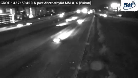 GDOT-1487: SR400 N past AbernathyRd MM 8.4 (Fulton)