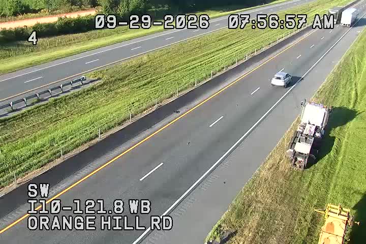 I10-MM 121.8WB-Orange Hill Rd
